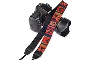WHGHNCQ Sangle Appareil Photo Vintage Universelle,Bandouliere Appareil Photo,Dragonne Appareil Photo,Sangles Pour Caméscopes Et Jumelles,Courroie D'appareil Photo Pour Appareil Photo Micro SD,Style 1