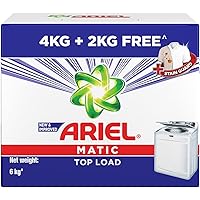 

Ariel Matic Top Load Detergent Washing Powder - 4 kg with Free Detergent Powder - 2 kg - Pantry

4.5 out of 5 stars 28,312

₹935.00
