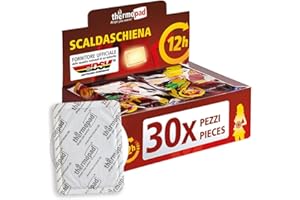 THERMOPAD scaldacorpo - 5, 10 o 30 pezzi - extra caldo - adesivo - scalda-schiena e scalda-collo - 12 ore di piacevole calore - autoriscaldante