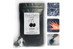 Stsfybaths Black Cherry Shimmer Bath Bomb in A Bag - Handmade Scented Bath Bombs for Women,Kids and Men - Bulk Bathbomb Fizzies Perfect for Boys and Girls All Ages (Large, Black)