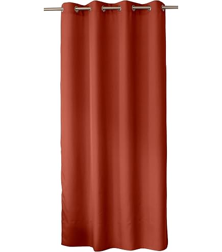Tenda Basic ED ENJOY HOME In Poliestere Rosso 140x240 Cm – Con Occhielli, Certificata OEKO-TEX
