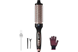 BESTOPE PRO Thermal Brush Spazzola Termica Per Capelli Blowout Boost,Spazzola Rotonda Termica Elettrica Ionica,8 Regolazioni Di Temperatura Blowout Brush,Per Ricci Naturali