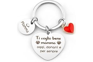 Hoosmoon Regalo Festa Della Mamma Portachiavi Festa Della Mamma Regalo Mamma Idee Regali per la Festa Della Mamma Originali Portachiavi Mamma Regalo Compleanno Mamma Natale Regali Mamma e Figlia