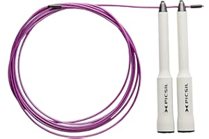 PICSIL - Corda per Saltare Professionale Sphinx, Speed Rope Ultraveloce Regolabile con Manici Ergonomici in Alluminio, per Cross Training, Fitness e Double Under