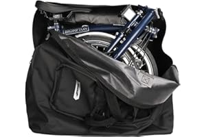 UBORSE Folding Bike Travel Case 14-16 inch Foldable Bike Carry Bag Bicycle Transport Storage Case for Airplane Car Train Trip