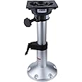 MANUMARINE Aluminum Adjustable Height Locking Boat Seat Pedestals 13.5 Inches to 20 Inches