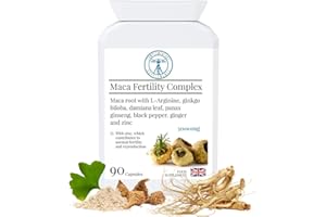Complementary Supplements - 3000mg High Strength Maca Fertility Complex for Men - Hormonal & Testosterone Balance - 3 Months Supply - 90 Capsules