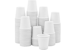 AWARE HOME CONCEPT Embrace Eco-Friendly Elegance Paper Cups - Biodegradable, Leak-Proof Drinkware for Hot & Cold Drinks | Ideal for Events, Parties, and Daily Use | Pack of 100 (8oz - 240ml)