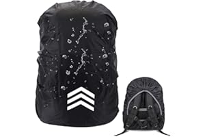 CPYJW Coprizaino Impermeabile per Zaino di Riflettente,Copri Zaino per Pioggia(18-30L) con Fibbia Regolabile Parapioggia per Zaino per Escursionismo Viaggio Ciclismo Escursionismo