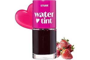 Etude House Dear Darling tinte de agua Strawberry Ade (21AD) | Tinte de labios de color vivo brillante con extracto hidratante de granada y pomelo para hidratar tus labios