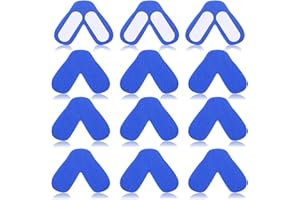 NOPKESV 12 piezas Almohadillas Nasales de Confort, Reduce la Presión, Cojín de Nariz, Suministros para Máquina CPAP, Protector Mascarilla, Accesorios, Apnea del Sueño