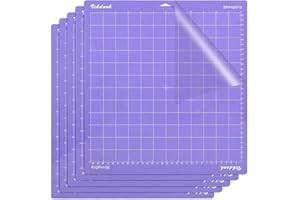 VIKDOOK Schneidematte für Cricut Maker 3/Maker/Explore 3/Air 2/Air/One 12 x 12 30,5 x 30,5 Variety Grip Replacement Adhesive Light Standard Starke Griffmatte für Cricut-Zubehör