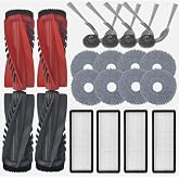 20 Par&ccedil;a Roborock ile Uyumlu Qrevo CurV/Qrevo C/EDGE-Edge C/Curv 5A1-Curv S5X Robot S&uuml;p&uuml;rge Fır&ccedil;a,Hepa Filtre,Yan Fır&ccedil;a,Mop P