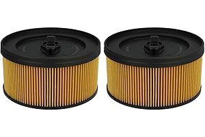 vhbw Set de filtros 2x Filtro plisado compatible con Kärcher WD 5.300M, WD 5.400, WD 5.450, WD 5.470 aspiradora en seco y húmedo - Filtro, cartucho