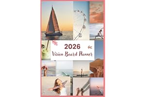 2026 Vision Board Clip Art Book: 600+ Inspiring Pictures, Quotes, Words, and Positive Affirmations for Manifestation, Goal Setting, and Positive Energy to Create Dream Boards for Women and Men