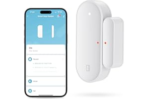 【2024 Neu】 MIUCDA Tür - und Fenstersensor, Erfordert zigbee Hub, Drahtloser Detektor für Alarmanlage und Smart Home, Kompatibel mit Alexa Google Home