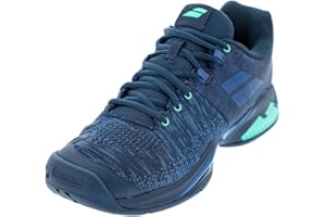 Babolat Hommes Propulse Blast AC Chaussures De Tennis Chaussures Toutes Surfaces Bleu - Turquoise