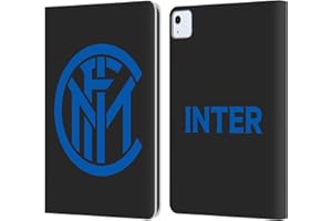 Head Case Designs sous Licence Officielle Inter Milan Plaine Graphiques Coque en Cuir à Portefeuille Compatible avec Apple iPad Air 2020/2022
