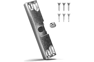 LouMaxx Balkontür Schnäpper - Unsichtbarer Türschnapper - Universell einsetzbar als Terrassentür Schnäpper und Türschnapper Balkontür - Schnapper inkl. Schrauben