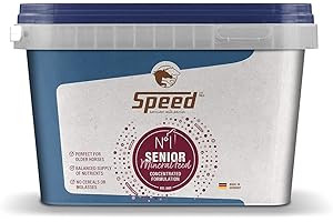 SPEED HORSECARE WITH PASSION EST. 1963 Speed N° 1 Senior, 1,5 kg, Concentrado de alimento Mineral para Caballos Mayores y Ancianos hasta la vejez
