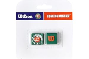 Wilson Unisex Roland-garros dämpare 2-pack tennisgrepp och annat, grön/orange, ingen storlek EU