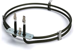 Oven Element (1800W) by HR Huare Technology, Fan Oven Cooker Element Compatible With Beko, Blomberg, Flavel, Howdens,Lamona, Leisure BD634, BEO9414X, BSC630, FL92FRXP, ML61CDS,LEVC67 1Pack