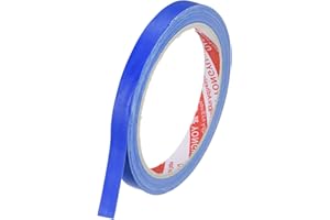 M METERXITY Ping Pong Edge Tape - Fiber Cloth Protective Tape Accessory Apply to Cover Racket Edge (33ft x 0.4", Blue)