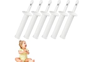 DOUKESH Sollievo Coliche per Neonati,Sollievo per le Coliche del Gas del Bambino,Gas per Neonati Monouso e Sollievo per le Coliche per Neonati Previene la Flatulenza,6 Pezzi (Bianco)