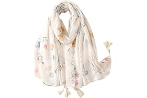 KAVINGKALY Foulard Coton Femme couleur unie Grand Châle Pure Fes Femmes S’enroule pour La Soirée