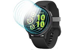 GIOPUEY Folia ochronna na ekran do Garmin Vivoactive 5, elastyczna folia ochronna na ekran TPU, odporna na zużycie, przezroczysta