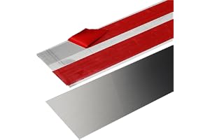 siduytin L-formad bottenplatta till dörrar och skåp Skador i rostfritt stål sparkplatta skruvar Rostfritt stål tåskydd, A, 10X260CM