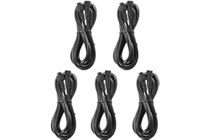 SUBOSI 5PCS 3M 5Pin Câble d'extension IP67 résistant à l'eau pour lampes LED Couleu RGBWW 5pin Spot Led Eclairage extérieur Spot Exterieur Encastrable