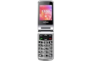 MP MYPHONE myPhone Rumba 2 Negro MÓVIL Senior 2G 2.4'' con Tapa CÁMARA Bluetooth SOS