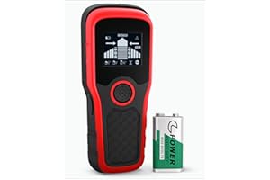 KALAHOL Stud Finder Wall Scanner, 5 in 1 Electronic Stud Detector Beam Finder with LCD Display & Audio Alarm, Stud Sensor Edge Center Finding for AC Wire Wood Metal Studs Cable Joist Detection
