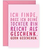 Geburtstagskarte Für Mama – ‚Mum You're Otterly Amazing‘ – Süßes Design Mit Aufklebern, 145x145 Mm