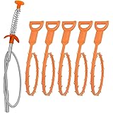 Amazon Basics Werkzeug gegen Abflussverstopfung, 6 Stück, 20,3 x 12,7 x 3,3 cm