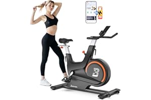 160KG Cyclette Professionale-Bonvork Bicicletta ad attrito Indoor da Camera con Schermo LCD e 2 sedili per Fitness ed Esercizio a Casa
