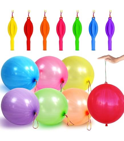 Amscan Latex Punchballons – 3 Stück, 45 Cm Durchmesser, Gelb, Grün, Rot