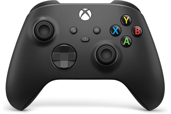 Xbox Mando inalámbrico Carbon Black Series X|S, One, PC, televisores, móviles y más