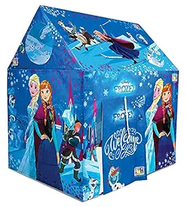 Indian Lifestyle Jambo Size Extremely Light Weight , Water Proof Kids Play Frozen House Tent House for 4 to 10 Year Old Girls and Boys (Frozen Tent House)
