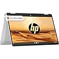 HP Chromebook Plus x360 14, Intel Core i3-N305, ChromeOS, 14-inch (35.6 cm), FHD, Touchscreen, 8GB LPDDR5, 128GB UFS, Intel UHD Graphics, 1080p FHD Camera w/Privacy Shutter (Silver, 1.37 kg) cd0013TU