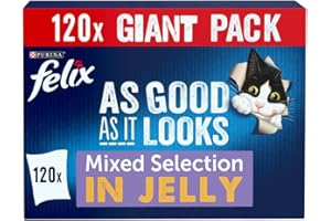 FELIX As Good As it Looks Mixed Selection in Jelly Wet Cat Food 120x100g