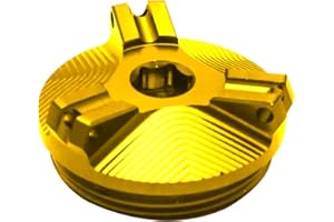 ‎GIDIBII GIDIBII Motorrad Öleinfülldeckel Motorstecker,Ölablassschraube Unterlegscheibe Schrauben für R1200GS,R1250GS, R1250GS Adv., R 1200 GS LC,R 1200 GS LC Adv., R1250R, R1250RT,HP2-Enduro (Gold)
