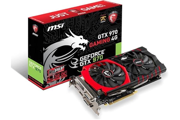 MSI GTX970 Gaming 4G Carte graphique Nvidia GeForce GTX 970 1114 MHz 4096 Mo PCIExpress