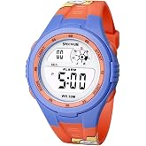 Spectrum Silicone Lanyard Waterproof Child-Young Digital Wristwatch 2117LK