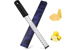 Dachiy Grattugia Formaggio, Grattugia Manuale, Grattugia Limone per Parmigiano, Agrumi, Limone, Zenzero, Noce Moscata Affilato E Cioccolato, in Acciaio Inox, Lavabile in Lavastoviglie