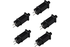 HpLive 5 pezzi 4,5 V LED alimentatore di rete, catena luminosa per interni ed esterni, IP44, impermeabile Transformer Christmas1A, 4,5 W, per luci natalizie, catena luminosa