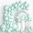 Palloncini Teal 105 Pezzi Palloncini Blu Teal Kit Arco Ghirlanda, Palloncini in Lattice Verde Acqua 5 10 12 18 Pollici Pallon
