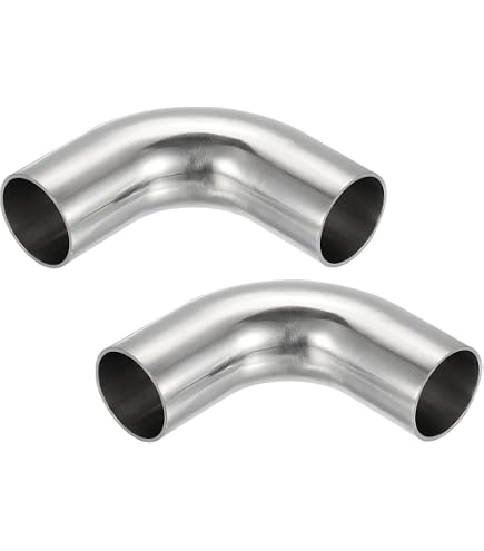PATIKIL Gomito A U 180° In Acciaio Inox 304 Per Tubi Sanitari - Raccordo A Mandrino Da 19 Mm (3/4 OD) Per HVAC, Refrigerazione E Impianti Industriali - 4