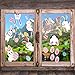Produktbild TUPARKA Ostern AufkleberOstern Aufkleber Fenster  Ostern Wand Tür Boden Dekoration Ostern Dekorationen liefert